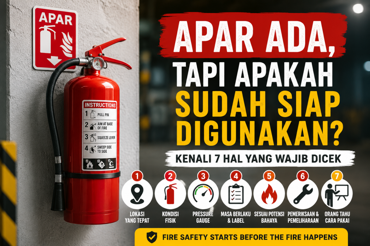 APAR Ada, Tapi Apakah Sudah Siap Digunakan? Kenali 7 Hal yang Wajib Dicek